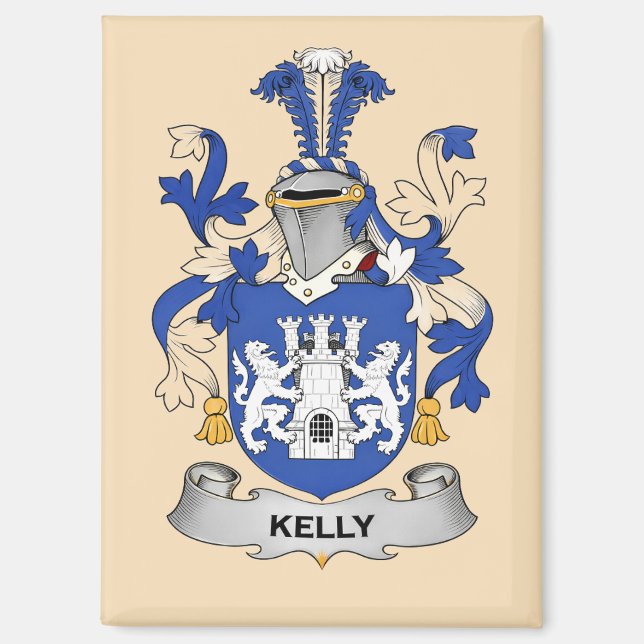 Kelly Coat of Arms Magnet (Vorderseite)