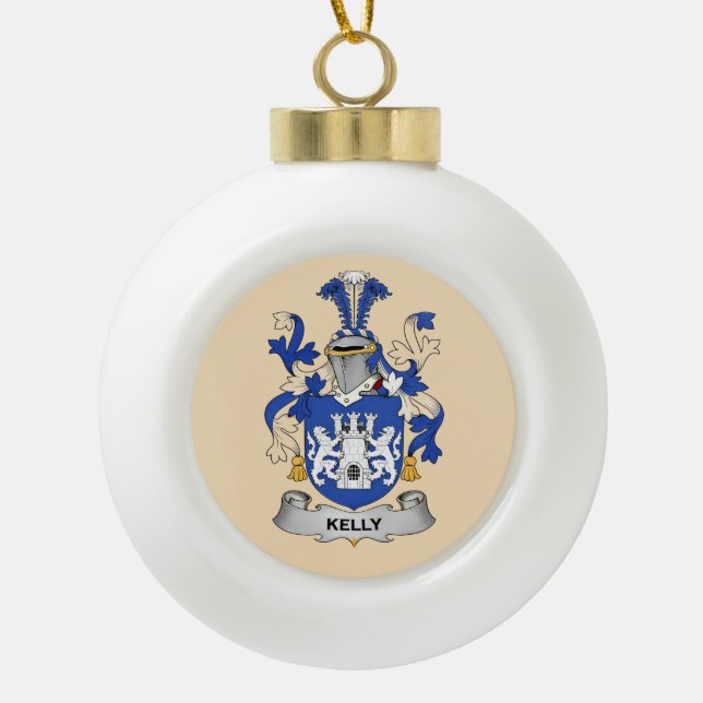 Kelly Coat of Arms Ornament (Vorderseite)
