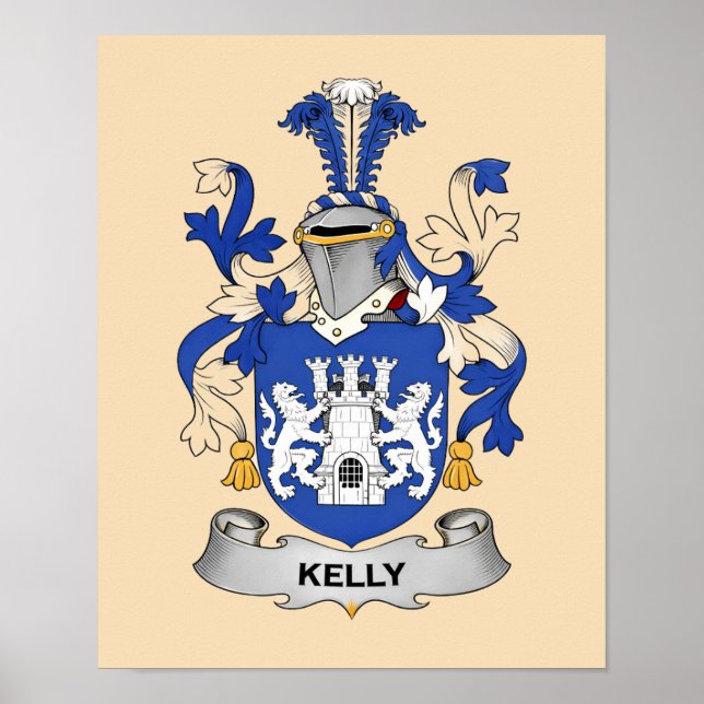 Kelly Coat of Arms Poster (Vorne)
