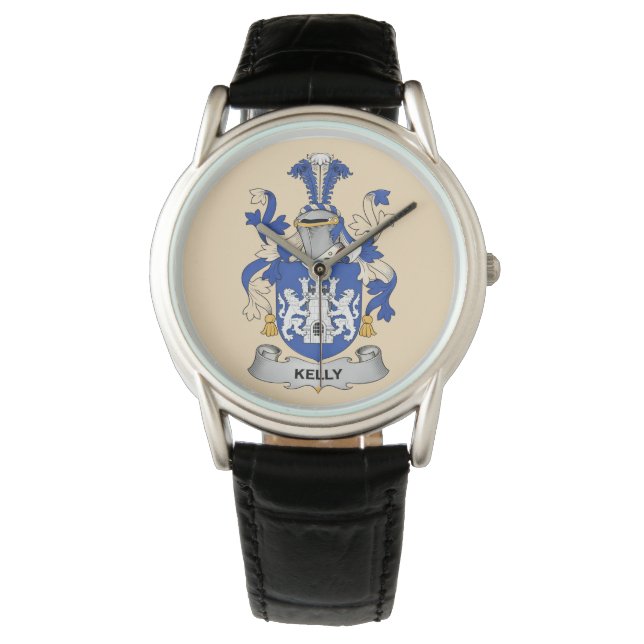 Kelly Coat of Arms Watch Armbanduhr (Vorderseite)