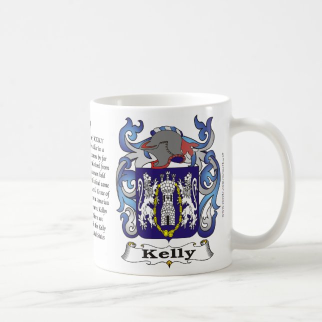 Kelly-Familien-Wappen Tasse (Rechts)