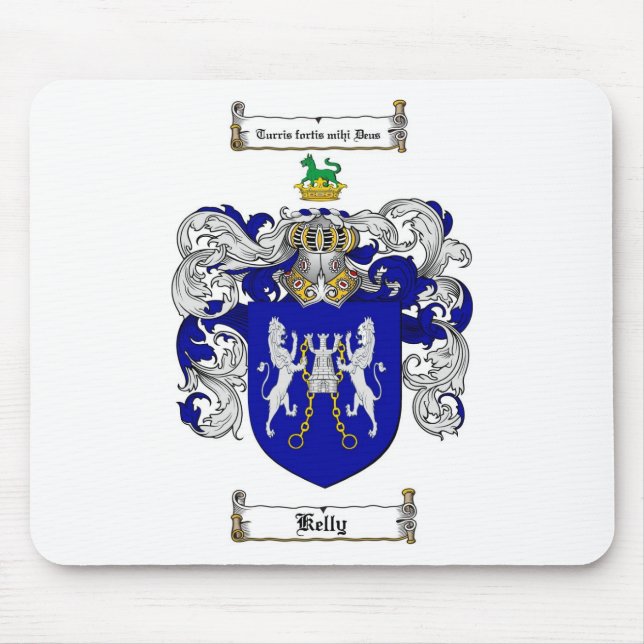KELLY-FAMILIENWAPPEN - KELLY-WAPPEN MOUSEPAD (Vorne)