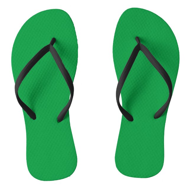 Kelly Green #06983E, Alge Flip Flops (Fußbett)