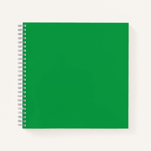 Kelly Green #06983E Spiral Notebook Notizbuch (Vorderseite)