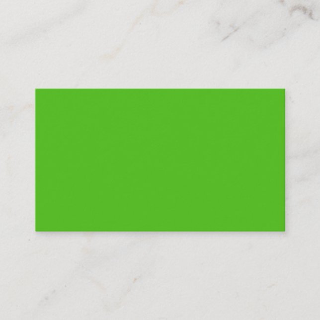 Kelly Green Business Card Visitenkarte (Vorderseite)