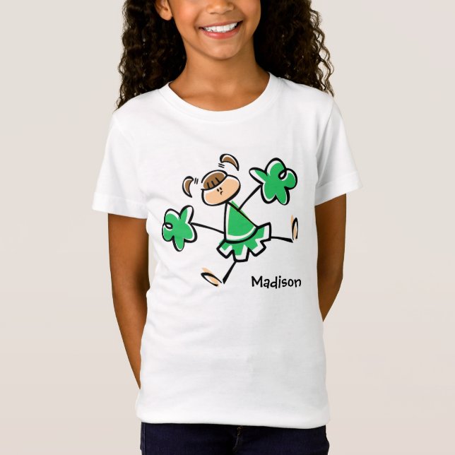 Kelly Green Cheerleader T-Shirt (Vorderseite)