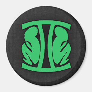 Kelly Green Gemini Magnet