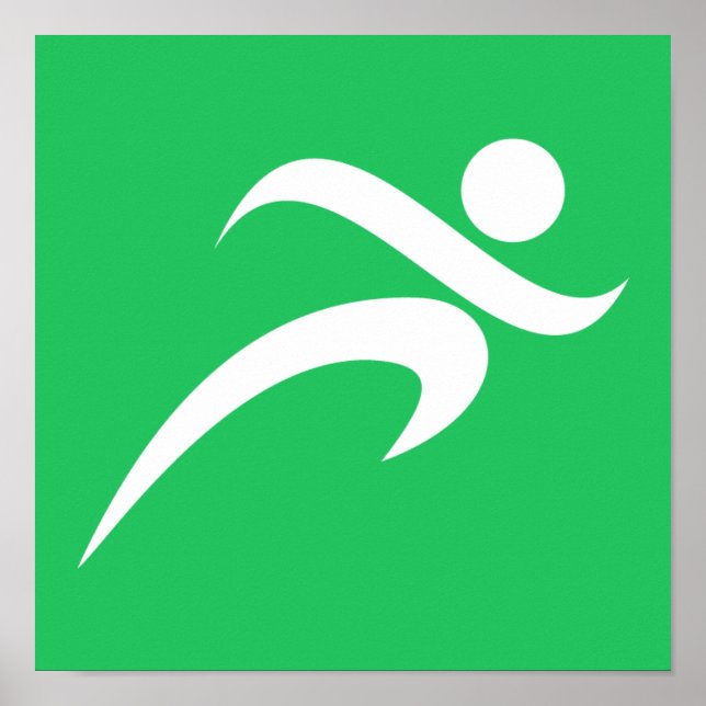 Kelly Green Running Poster (Vorne)