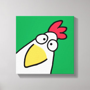 Kelly Green SERIOUS CHICKEN von Sandra Boynton Leinwanddruck