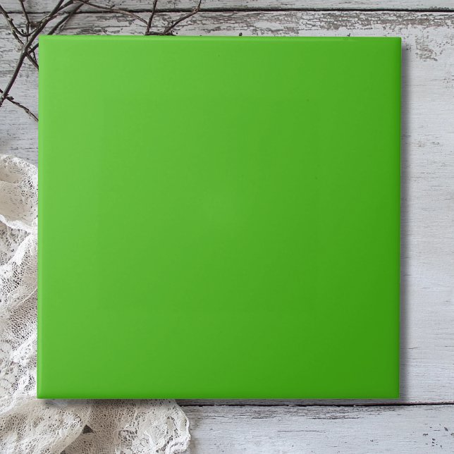 Kelly Green Solid Color | Classic | elegant Fliese (Von Creator hochgeladen)