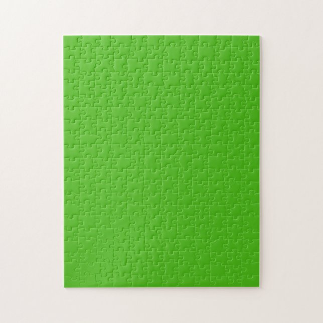 Kelly Green Solid Color Puzzle (Vertikal)