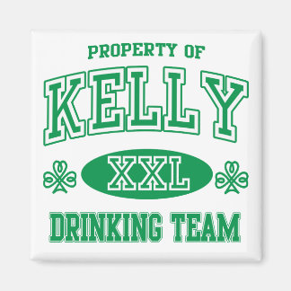 Kelly Irish Drinking Team Magnet