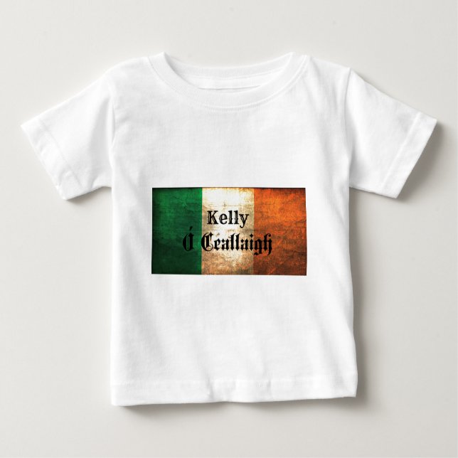 Kelly Irish Flag Baby T-shirt (Vorderseite)