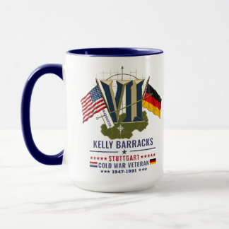 Kelly-Kaserne Stuttgart-Kaltkriegsveteran Tasse