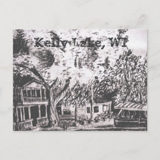 Kelly Lake Cabin Postkarte