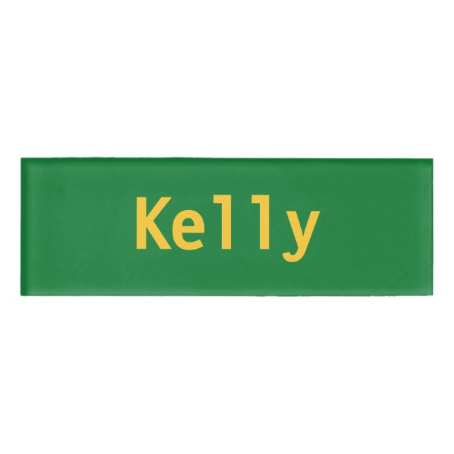 Kelly Name Tag Namenschild (Vorderseite)
