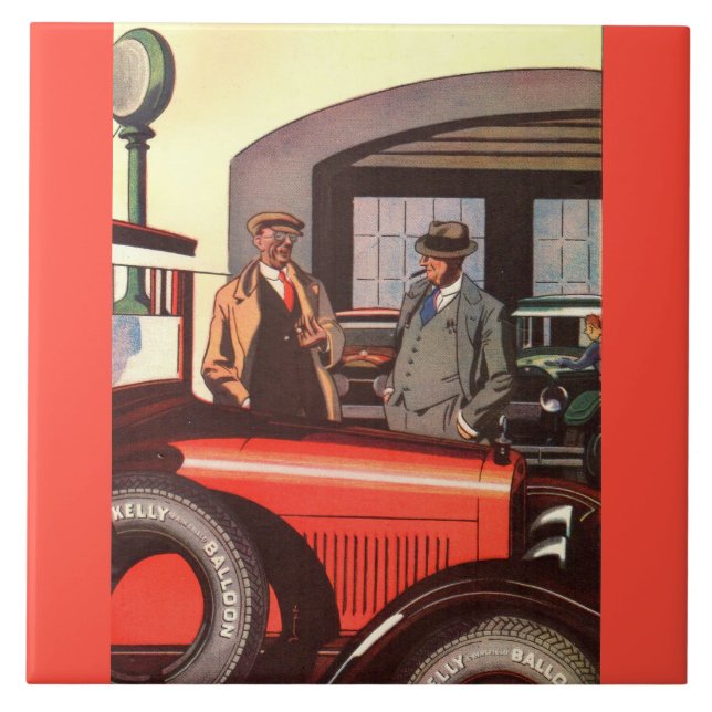 Kelly Springfields reifen in den 1920er Jahren und Fliese (Vorderseite)