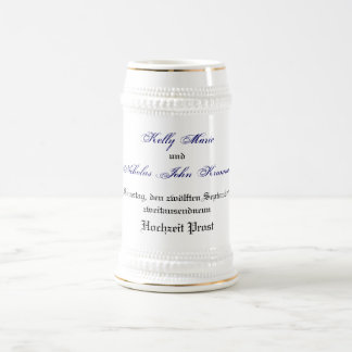 Kelly u. Nick Stein Bierglas