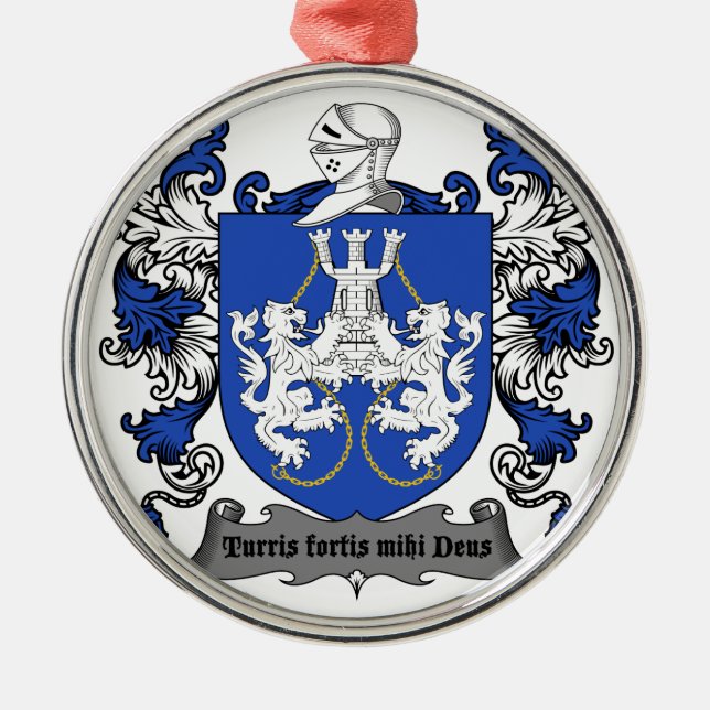 Kelly-Verzierung Silbernes Ornament (Vorne)