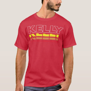 Kelly Vorname Lustig Vintage Sonnenuntergang Kelly T-Shirt