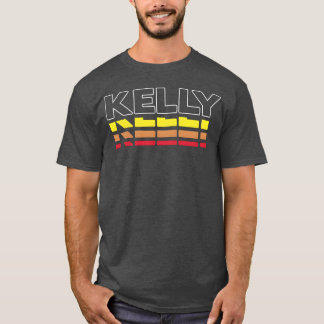 Kelly Vorname Lustig Vintage Sonnenuntergang Kelly T-Shirt