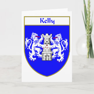 Kelly-Wappen/Familienwappen Feiertagskarte