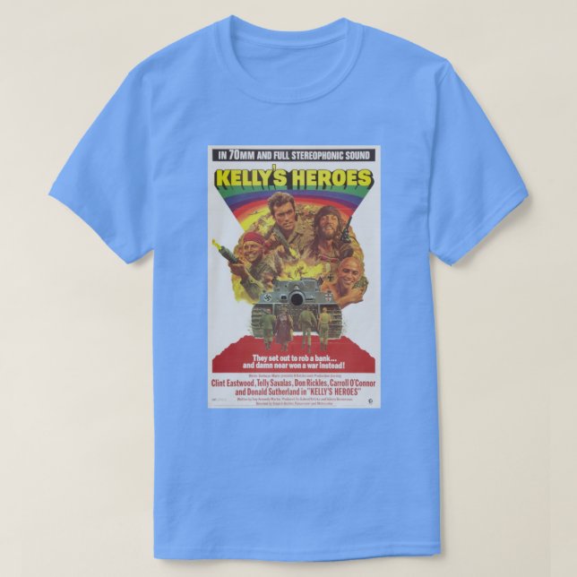 Kellys Heroes unter der Regie T-Shirt (Design vorne)