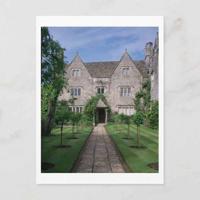 Kelmscott Manor (Foto) Postkarte (Vorderseite)