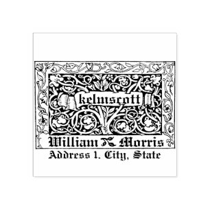 Kelmscott von Willaim Morris 1891 Gummistempel