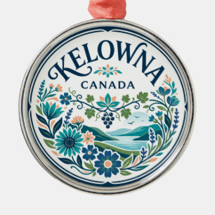 Kelowna Kanada Ornament Aus Metall