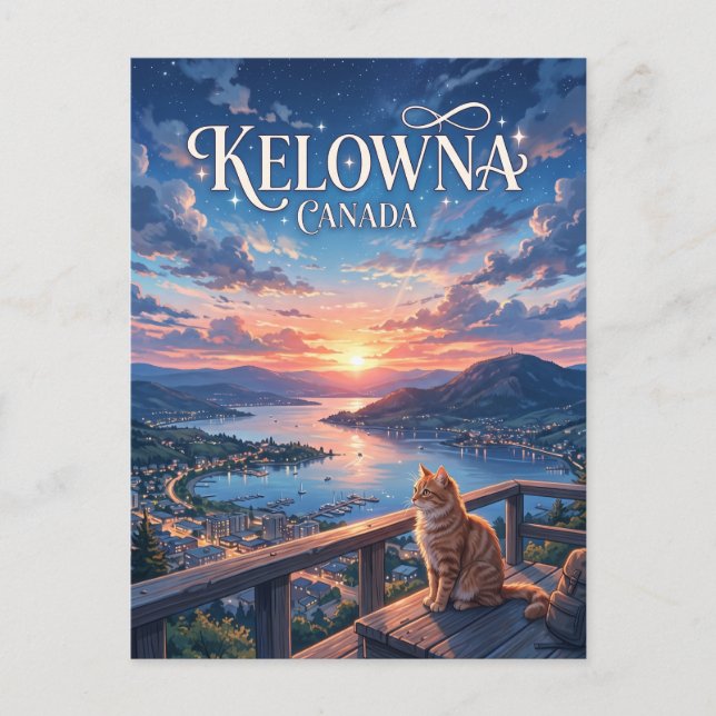 Kelowna Kanada Postkarte (Vorderseite)