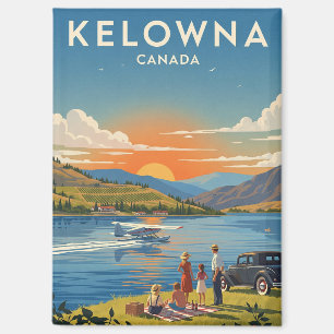 Kelowna Kanada Reise Magnet