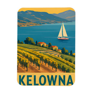 🍇 KELOWNA — Okanagan-Weinberge und Seeblick Magnet