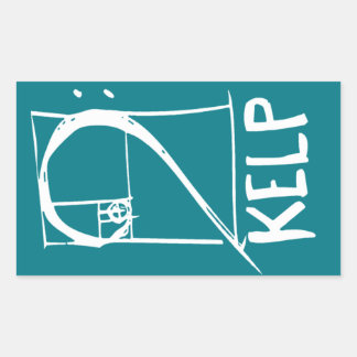 KELP-Aufkleber Rechteckiger Aufkleber