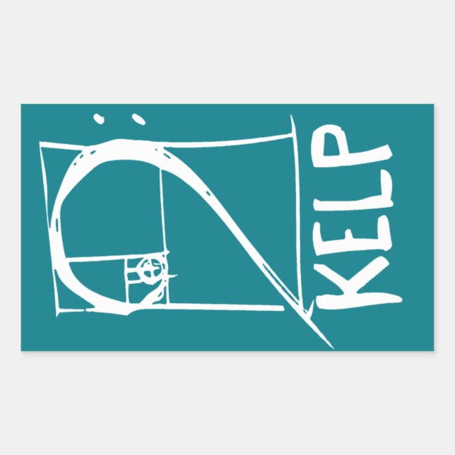 KELP-Aufkleber Rechteckiger Aufkleber (Vorderseite)