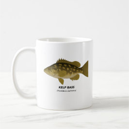 Kelp Bass - Meerestiere in Kalifornien Kaffeetasse