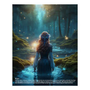 Kelpie River Spirit Poster