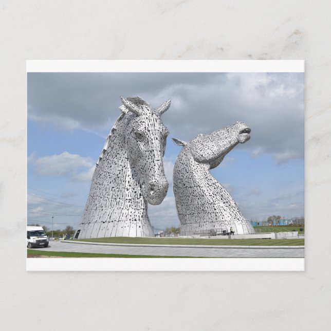 Kelpies , Helix Park , Falkirk , Schottland Postkarte (Vorderseite)