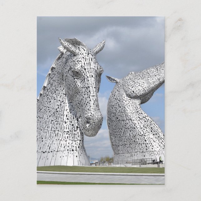 Kelpies , Helix Park , Falkirk , Schottland Postkarte (Vorderseite)