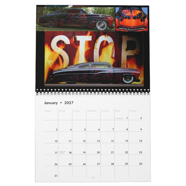 Kelsey's Kustoms 2014 Kalender (Jan 2027)