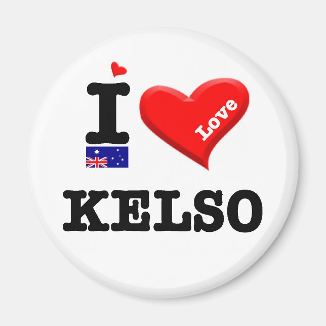 KELSO - I Liebe Magnet (Vorne)