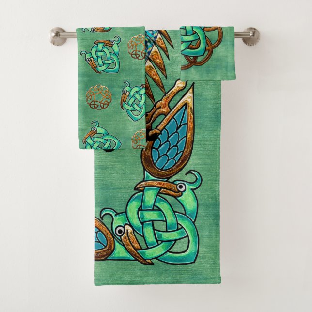 Kelte und Feathers Badhandtuch Set (Insitu)