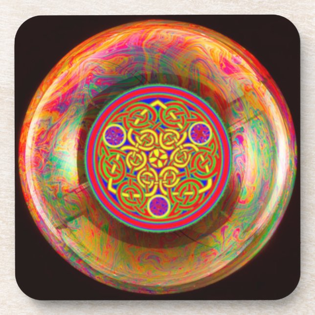 Keltenblase Getränkeuntersetzer (Vorderseite)