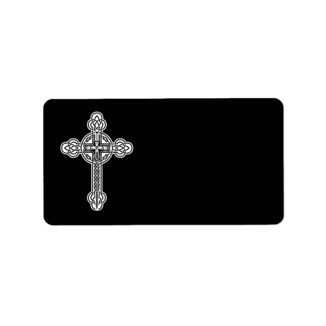 Keltenkreuz Adressaufkleber (Vorne)