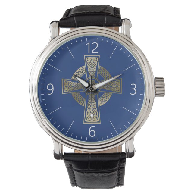 Keltenkreuz Armbanduhr (Vorderseite)