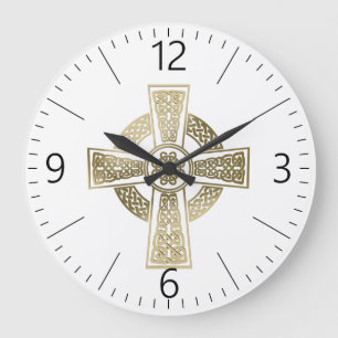 Keltenkreuz Große Wanduhr