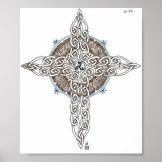 Keltenkreuz Poster