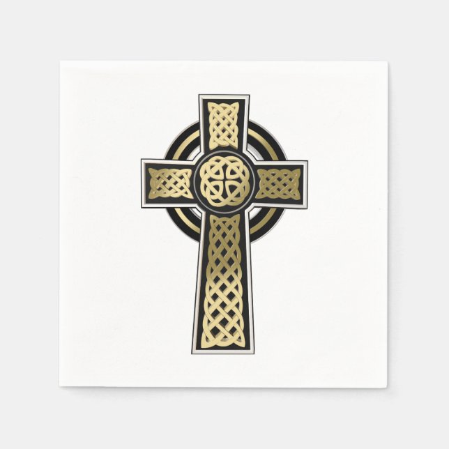Keltenkreuz Serviette (Vorderseite)