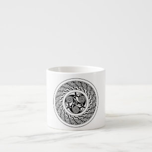 Keltenspirale Espressotasse