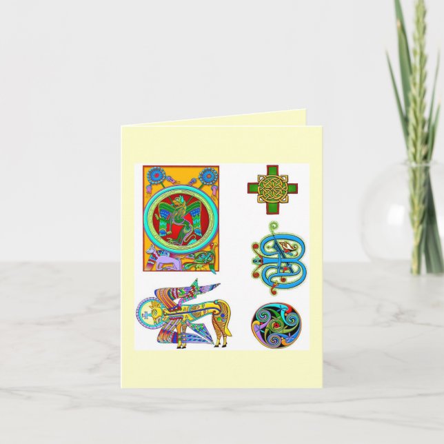 Keltische Anmerkungen Karte (Vorderseite)